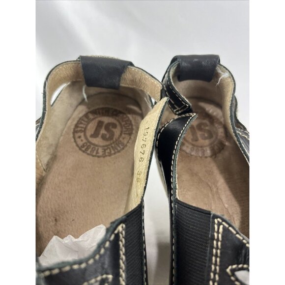 Joseph Siebel Leather Slip-On Shoes - Picture 4 of 13